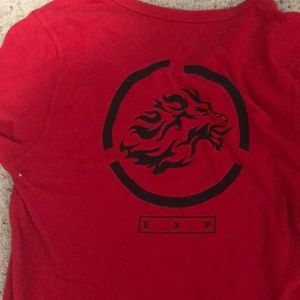 Slick red Express men’s x small shirt